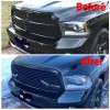 Unbranded Front Bumper Upper Grill For 2013-2018 Dodge Ram 1500