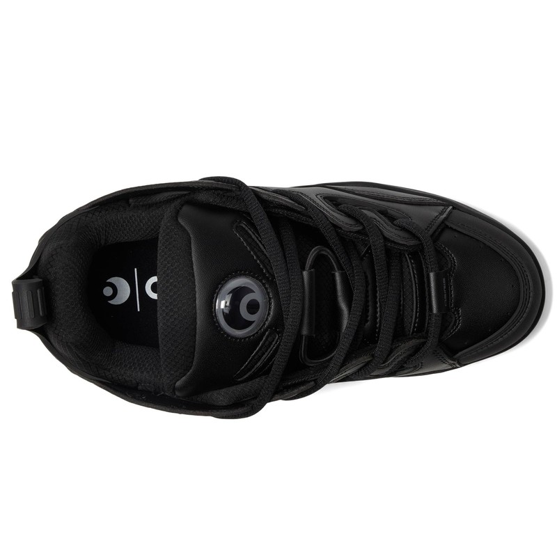 Osiris Men's D3 E Skate Shoe, Black/Black/Black, 13