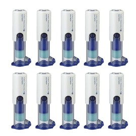 Kokuyo Ta-PSM10NBX10 Vinyl Patch Holder, One Patch Stamp, Blue, Set of 10