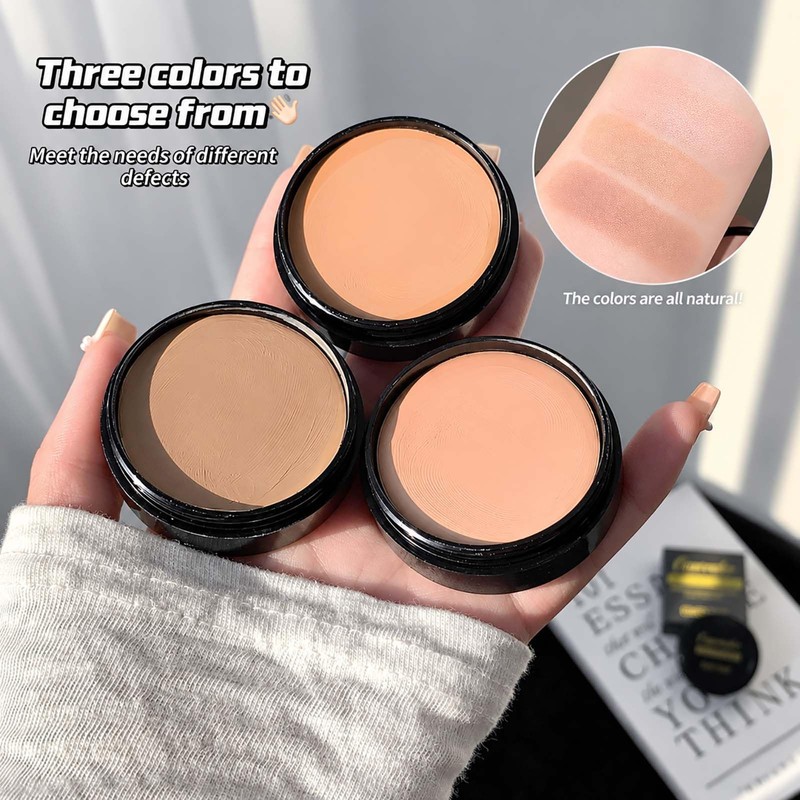 Pot Concealer, Shade 03 Warm Peach, Buildable Cream Coverage, 1