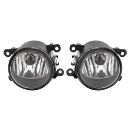 HECASA Pair Fog Light Compatible with 2012-2015 Honda Pilot EX-L/EX/LX/SE Sport Utility 4-Door Replacement for AC2592111 33900STKA11 33900T0AA01 Bumper Driving Fog Lamp Clear Lens - Left&Right Side