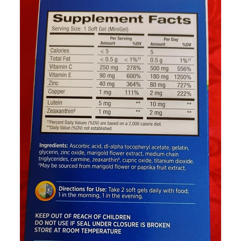 PreserVision AREDS 2 Eye Vitamin & Mineral Supplement (210 ct)