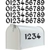 Vintage Style Die Cut Vinyl Numbers - Back Adhesive Decal