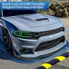 WildWell Front Bumper Lip Splitter Compatible with 2015-2024 Dodge Charger
