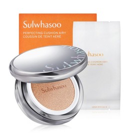 Sulwhasoo 설화수 퍼펙팅 쿠션 에어리 (본품+리필) NO.23N1/샌드 Sulwhasoo Perfecting Cushion Airy with Refill No.23N1 Sand