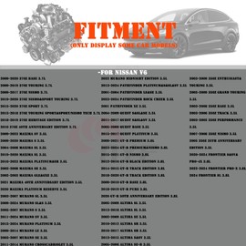 OYEAUTO 93501 Iridium Spark Plugs LKAR7BIX11S 6 Pack Compatible with Nissan 370Z Maxima Murano Pathfinder Quest GT-R Altima 2001-2024 & Infiniti G37 QX60 Q60 2008-2024 & Acura MDX TLX 2017-2024 V6