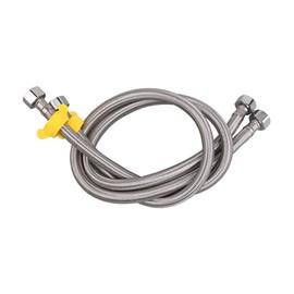 Flexible Hose JOKOU Flexible Water Supply Pipe 59.1 inches (150 cm) Water Supply Hose Set of 2 Water Hose G1/2 Nuts