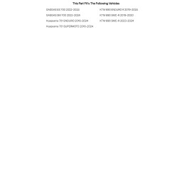 Acerbis Plastic Offroad Skid Plate w/ Linkage Guard Black For GASGAS SM 700 2022