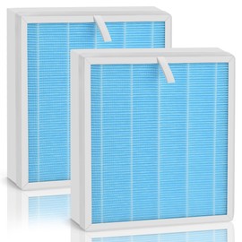 [Smoke Remover]-G3 H13 HEPA Replacement Filter Compatible with AMEIFU G3 Air Puri-fier (Sferf-30) and VEWIOR A3 Air Puri-fier, G3 H13 HEPA Filter with 3-IN-1 High-Efficiency Filtration, 2-Pack