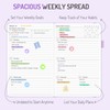 Undated Weekly Planner for 2025, Forvencer Simplified Weekly & Monthly