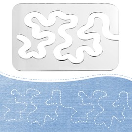 Meander Quilting Templates,Free Motion Quilting Template,Arcylic Quilting Templates Rulers,Transparent Quilting Templates for Industrial and Domestic Sewing Machines