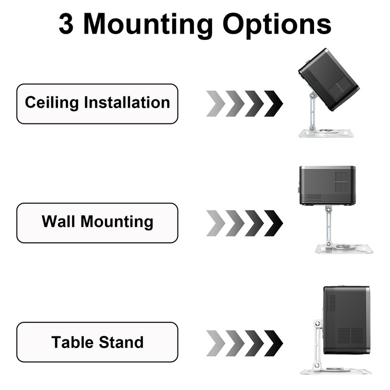 Chingcoo Projector Stand, Projector Mount, Projector Mount Wall, Projector Stand,