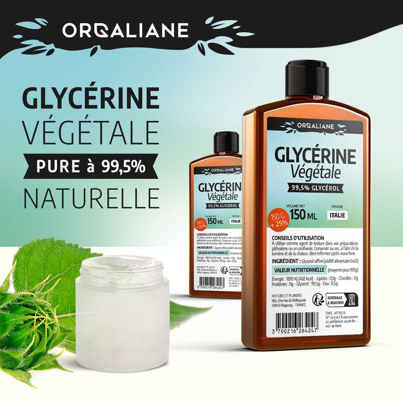 Pflanzliches Glycerin, 150 ml – 100 % pflanzlich