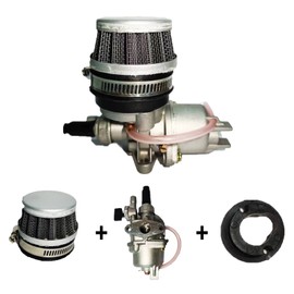iDMRURvm 49cc Carburettor + Air Filter for Miniquad Pocketbike Dirtbike Mini Engine Spare Parts