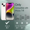 JETech Silicone Case for iPhone 14 6.1-Inch, Silky-Soft Touch Full-Body