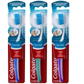 Birsppy Colgate Toothbrush Slimsoft Ultra Soft Pack 3 pcs.