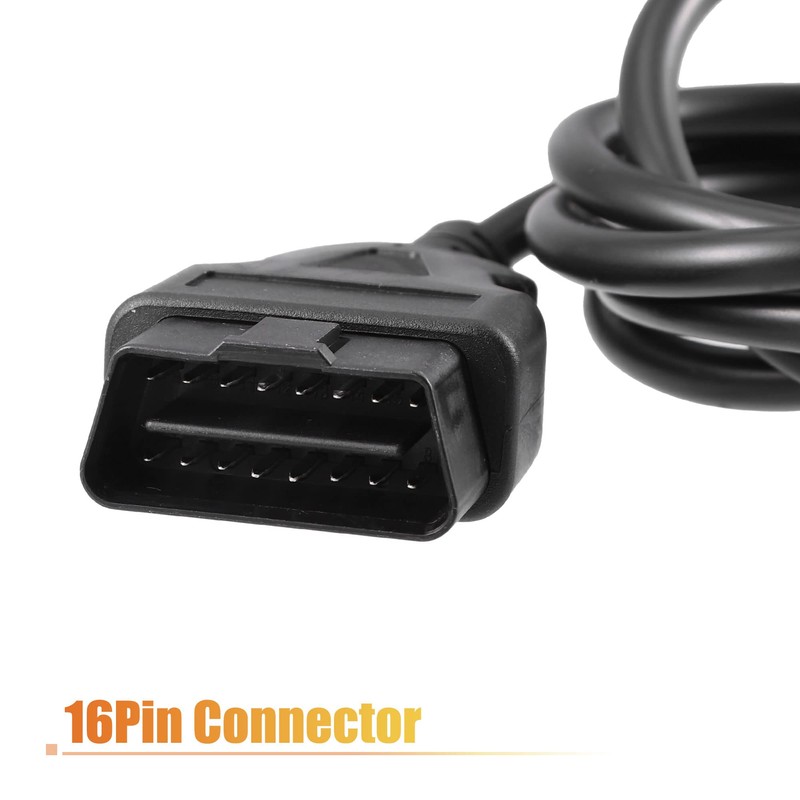 X AUTOHAUX 1.5m OBDII OBD2 Male to 15 Pin Male