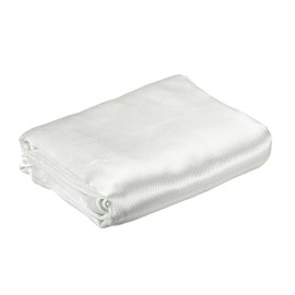 HARFINGTON Welding Blanket Fireproof 6x6 Ft, Fiberglass Heat Resistant Fabric, Heat Fire Shield Blanket, Soldering Protective Supplies for Industrial, Grill, 0.8mm Thick, White