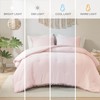 Codi Blush Comforter Set Queen - Boho Aesthetic Pom Fringe