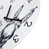 Yoiolclc Bathroom Wall Clock,Waterproof Glass Funny Donkey Bathroom Signs for
