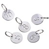 Felimoa Round 1-40 Stainless Steel Door Number Tag with Key