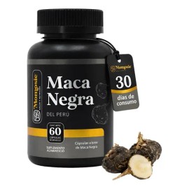 Momosie - Maca Negra Peruana 1000 Mg | Capsulas Maca Negra | Salud Masculina Testosterona | 60 Cápsulas | Suplemento Alimenticio Testo |...