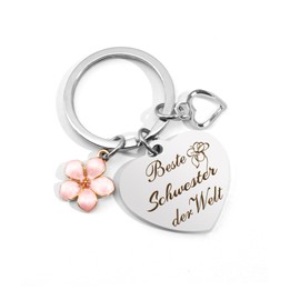 Sister Gift, Sister Gift, Gifts for Sisters, Sisters Gifts, Best Sister Gifts, Sister Heart Gift for Sister Birthday, Christmas Gifts Keyring, Sister