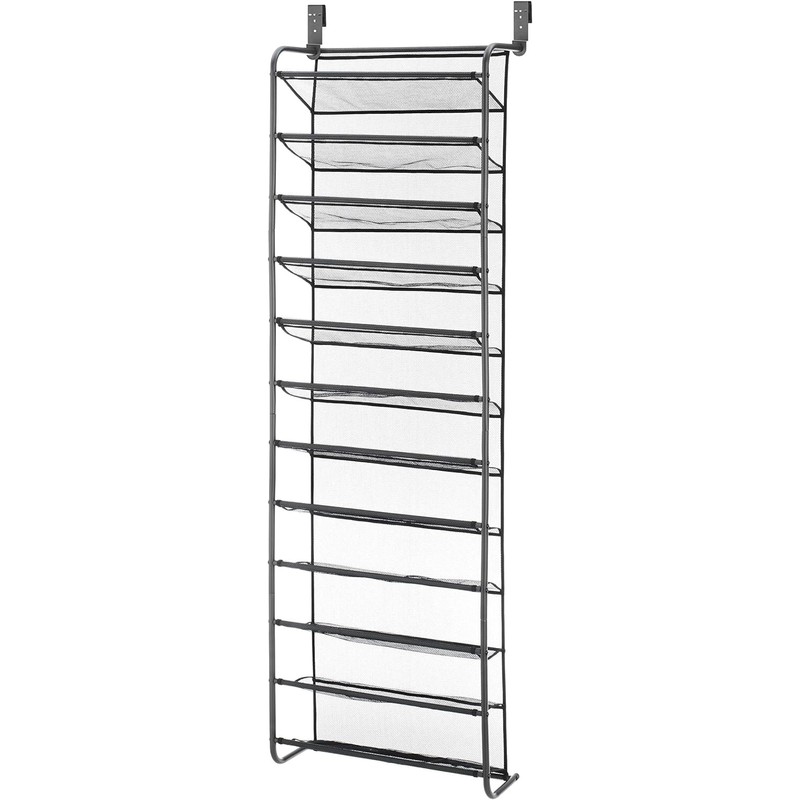 Plexon Over The Door Shoe Rack, 36 Pair, 69" H