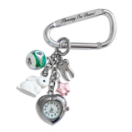 Cute Carabiner Keychain Cool Y2K Keychain Clip Purse Bag Charms 8 Ball Heart Pendent Car Keys Accessories for Women