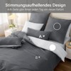 MILDLY Cushion Cover 40 x 80 cm Cotton Dark Grey