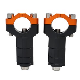 JFG RACING Dirt Bike Handlebar Riser,Dirtbike Adjustable Handlebar Risers Bar Mounts Clamps CNC for SX/SX-F/EXC/XC-W/XCF-W/EXC-F 125-530 2010-2023