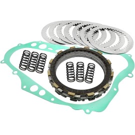 JINFANNIBI Clutch Kit Heavy Duty Springs Gasket for Suzuki DRZ400 DRZ400E DRZ400S DRZ400SM