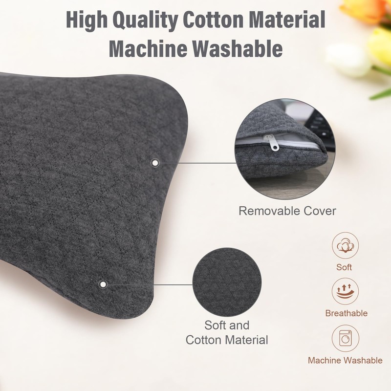 vocheer Small Pillows for Sleeping, 11"x7" Mini Travel Pillow, Tiny