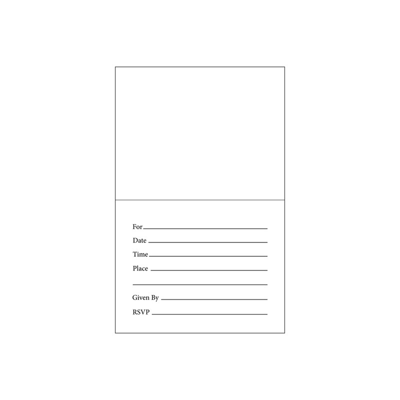 Creative Converting Party School Spirit Orange Foldover Invitation, One Size