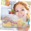 BIUDECO Food Storage Bins Lids Crisper Box for Fridge Fruit