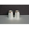 Pair of Silver Plated Smooth Candle Follower 1" Size (Burner