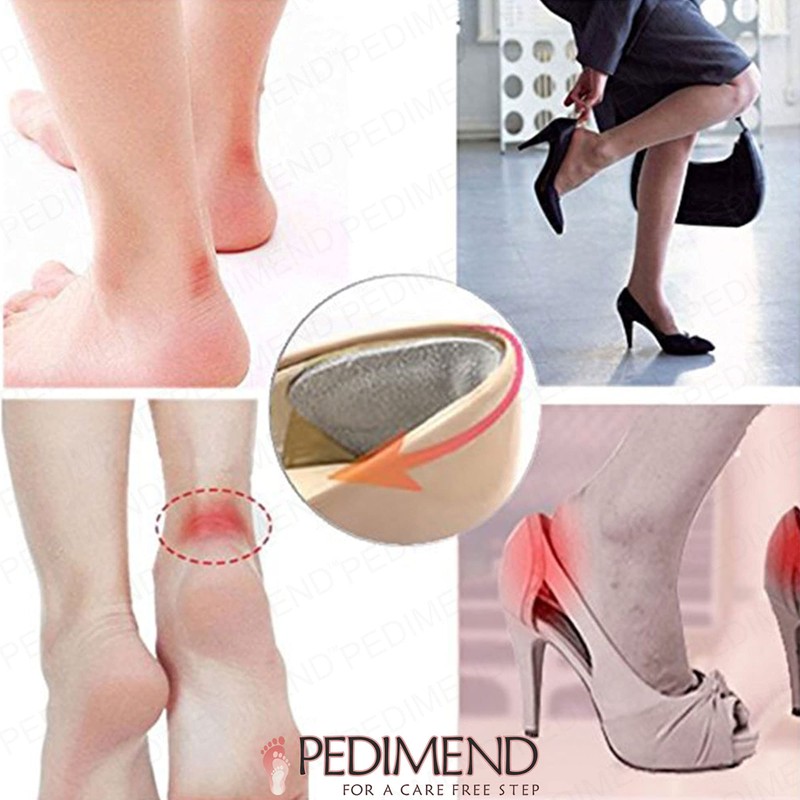 Pedimend™ Suede Leather Heel Grips Shoe Boot Comfort | Soft