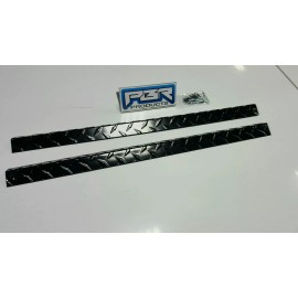 PBR PRODUCTS Fits 1976-95 JEEP CJ-7 & WRANGLER YJ DOOR ENTRY GUARDS, PAIR, BLACK DIAMOND