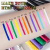 Matte Liquid Eyeliner, Neon Rainbow Colorful Eyeliner Pencil, Waterproof Long