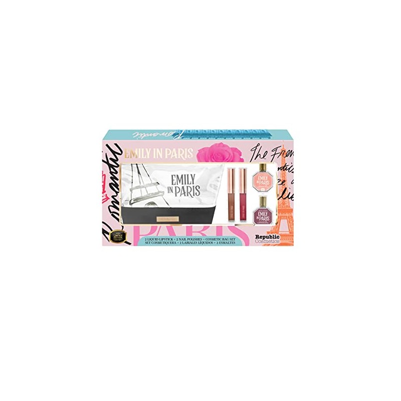 Emily In Paris - Set De Cosmetiquera V2. 2 Esmaltes