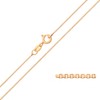 Old English Jewellers Solid 9ct Yellow Gold on Silver 1mm