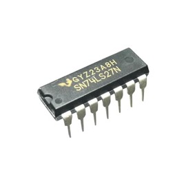 Circuito Integrado Chip IC 74LS27 NOR Triple Compuerta Lógica 7427 (4 Piezas)