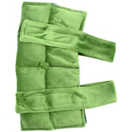 Naturalness - Compresa De Semillas y Plantas Medicinales Para La Rodilla Color Verde - Incluye Aceite Para Masaje de 5ml (Muestra gratis)