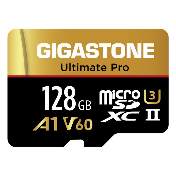[5-Yrs Free Data Recovery] Gigastone 128GB Micro SD Card, Ultimate