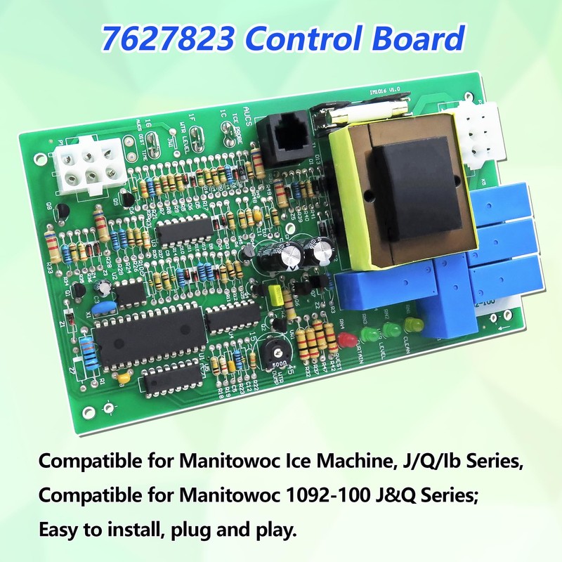 ROBOA 7627823 Control Board Compatible for Manitowoc Ice 7627823 J/Q/Ib