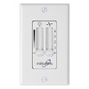 Minka-Aire WC106-WH, 4 Speed Wall Mount Fan Control with Dimmer