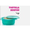 Tupperware Tortilla Keeper Large Wrap Microwave Warmer 12 Cup Sea Green BPA FREE