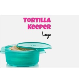 Tupperware Tortilla Keeper Large Wrap Microwave Warmer 12 Cup Sea Green BPA FREE
