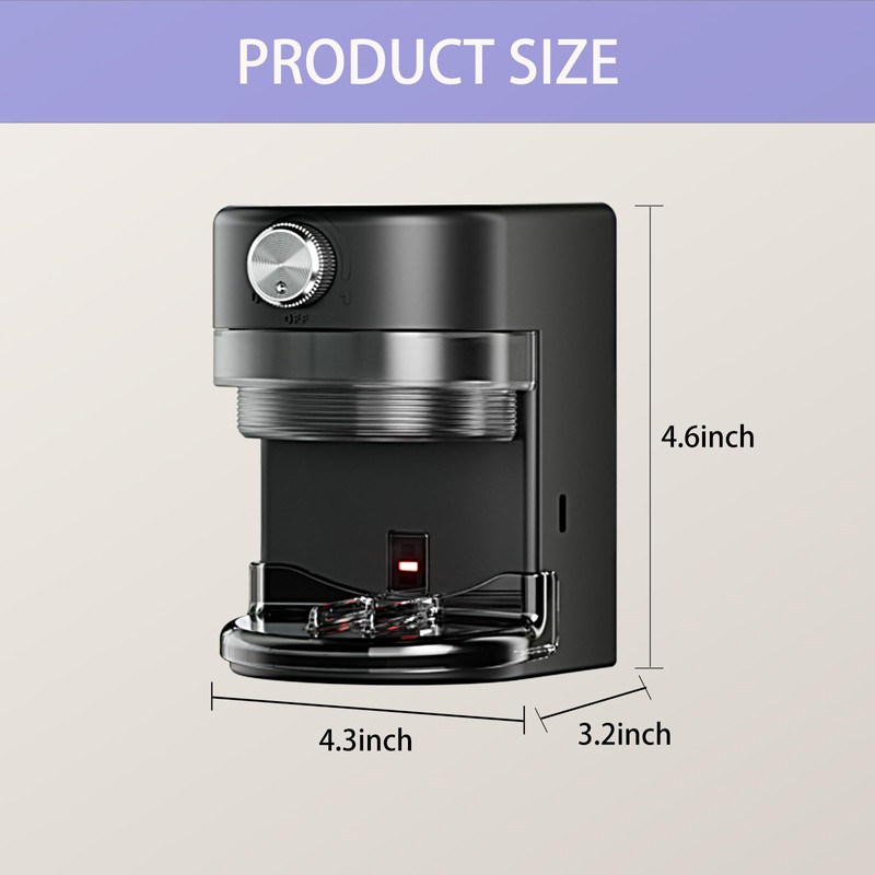 Toothpaste Squeezer, Bathroom Wall Mounted Electric Toothpaste Dispenser with Adjustable