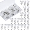 Barydat Curtain Track Roller Hooks Rail Pulleys Runners Plastic Ceiling